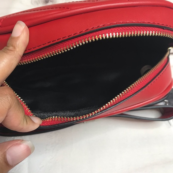 Red fanny pack Boston belt bag - Picture 8 of 8